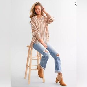 BKE slouchy striped sweater